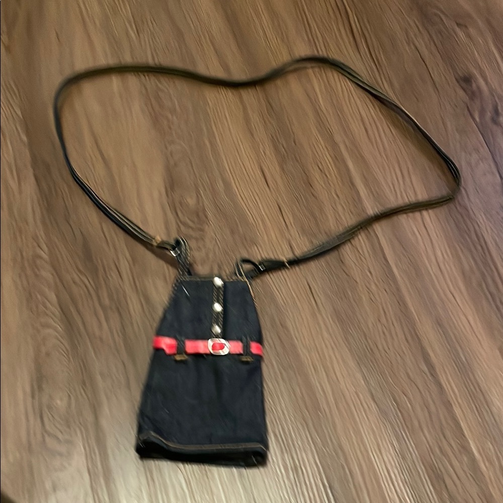 Vintage Blue Jean Mini Crossbody bag dress jeans NWOT